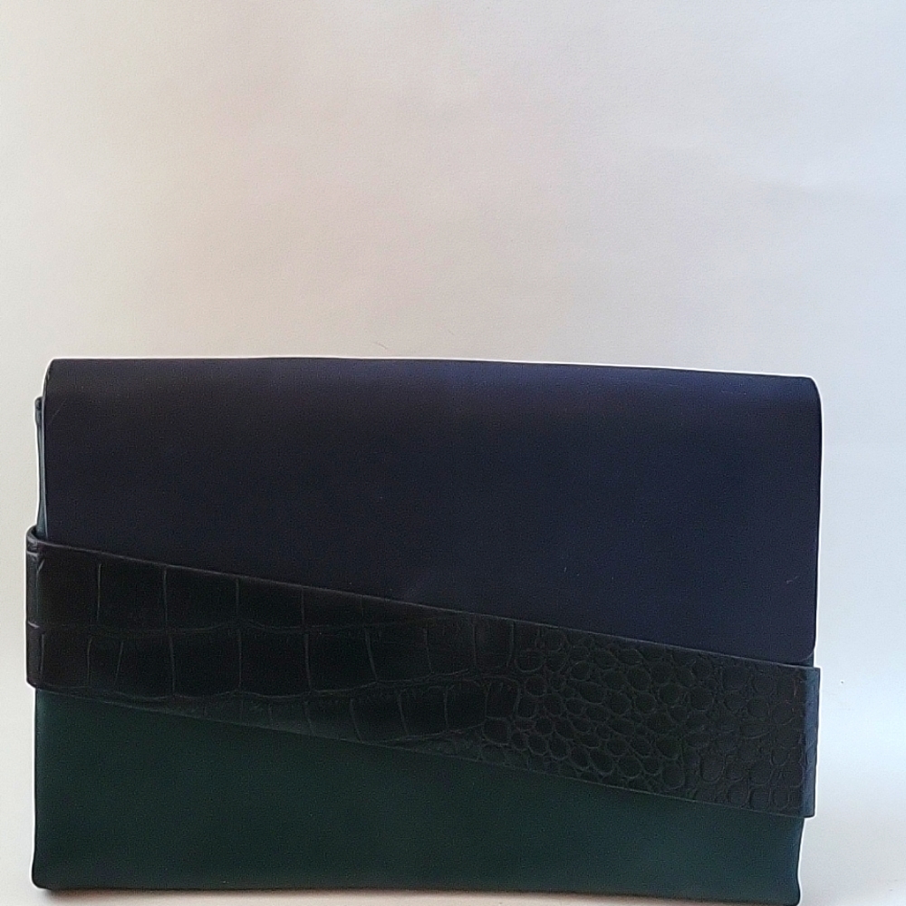 Zara Clutch faux leather mixed colors